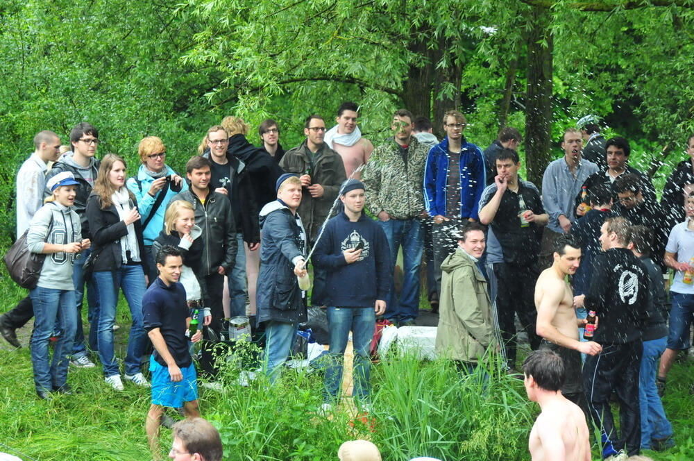 Stocherkahnrennen Tübingen 2010