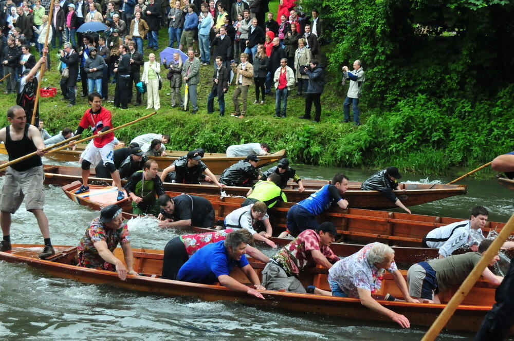 Stocherkahnrennen Tübingen 2010