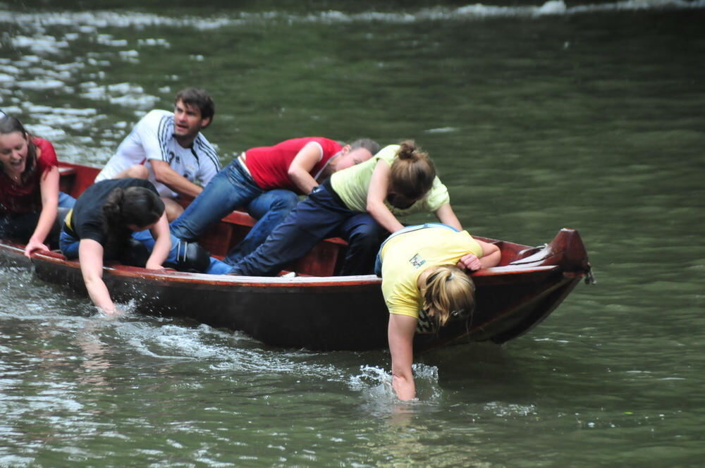 Stocherkahnrennen Tübingen 2010