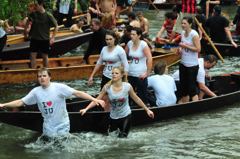 Stocherkahnrennen Tübingen 2010