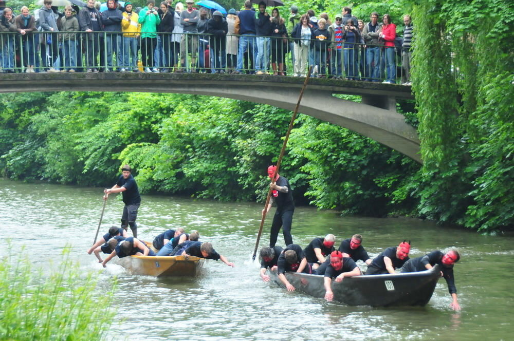 Stocherkahnrennen Tübingen 2010