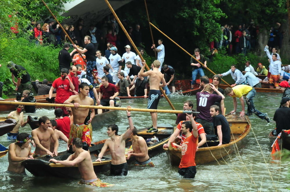 Stocherkahnrennen Tübingen 2010