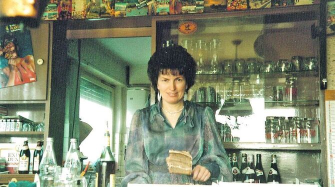 Lore Gutbrod vom Café Sonneck in den 80er Jahren. FOTO: PRIVAT