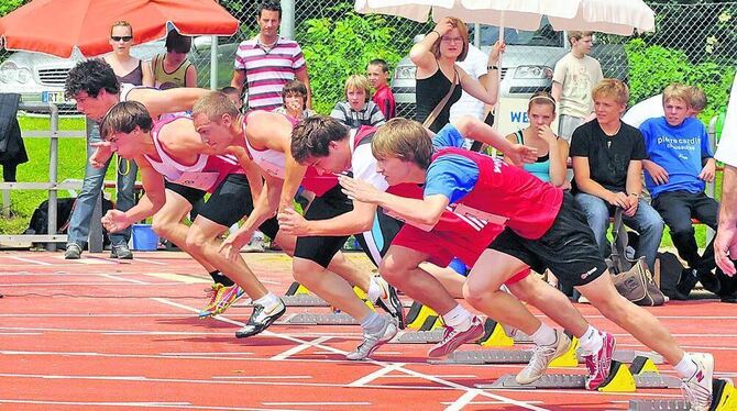 Packende Sprintduelle der älteren Jahrgänge bei Jugend trainiert wird es in Pliezhausen nicht mehr geben.  GEA-ARCHIVFOTO