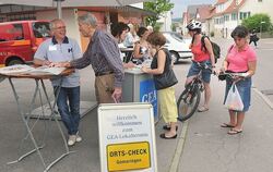 reffpunkt Lindenstraße: die GEA-Redaktion beim Lokaltermin.