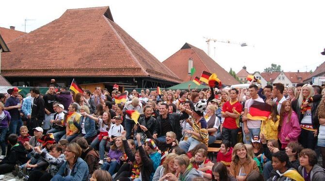 WM 2010 Deutschland - Australien Kelternplatz