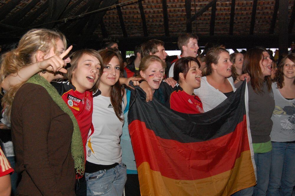 WM 2010 Deutschland - Australien Kelternplatz