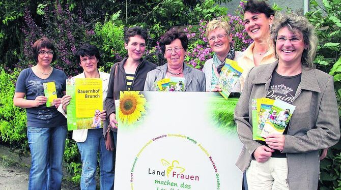 Landfrauen bewegen was, in der Geschäftsstelle des Kreisbauernverbands und in der Verbraucheraufklärung.  FOTO: IN