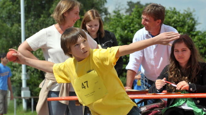 Jugend trainiert für Olympia Pliezhausen Juni 2010