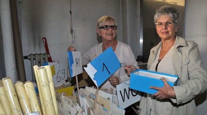 Der Neigschmeckt-Markt hat sich zum Selbstläufer entwickelt. Dennoch haben seine Macherinnen Karin Zäh (hinten) und Gabriele Jan