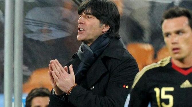 Bundestrainer Joachim Löw während des WM-Vorrundenspiels gegen Ghana.