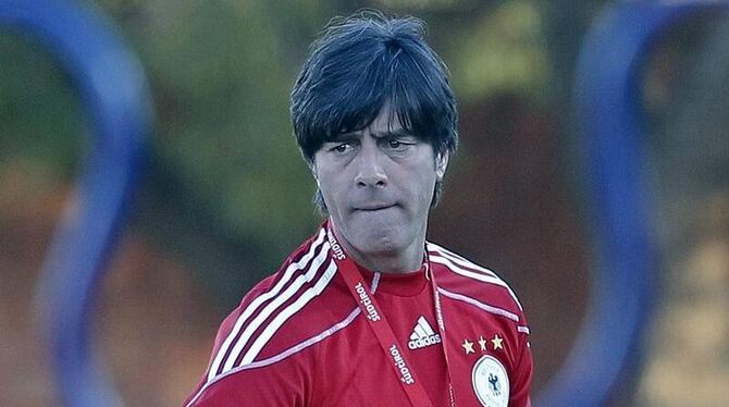 Bundestrainer Joachim Löw: »Wir sind in der Lage, England zu schlagen«.