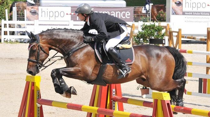 Bringt gleich 13 Pferde mit nach Tübingen: Hallenchampion Timo Beck aus Balingen. GEA-FOTO: PACHER