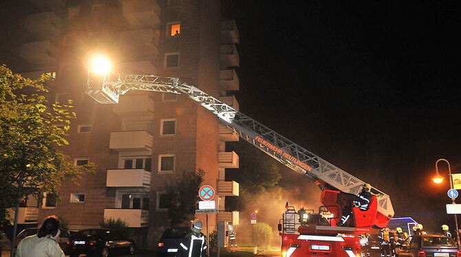 Brandstiftung im Hochhaus auf der Römerschanze