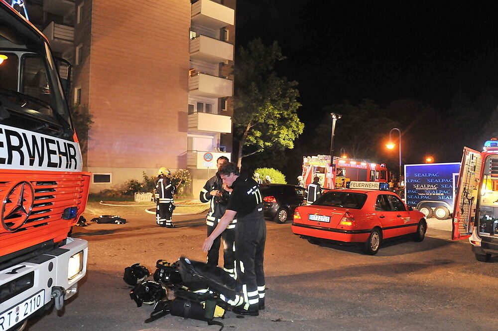 Brandstiftung im Hochhaus auf der Römerschanze