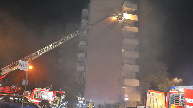 Brandstiftung im Hochhaus auf der Römerschanze