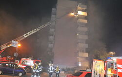 Brandstiftung im Hochhaus auf der Römerschanze