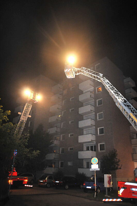 Brandstiftung im Hochhaus auf der Römerschanze