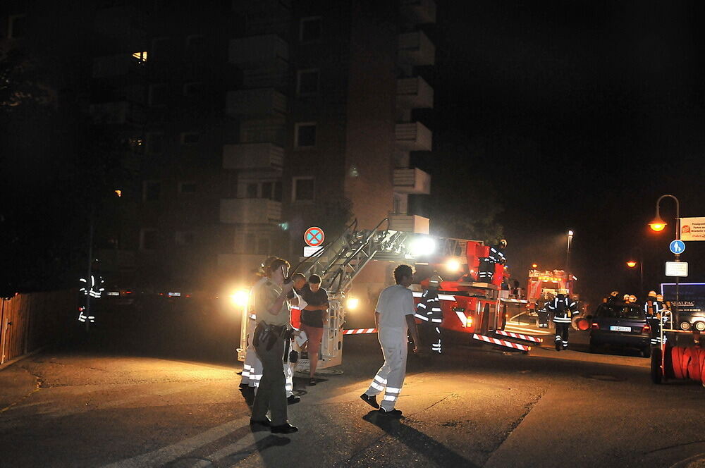 Brandstiftung im Hochhaus auf der Römerschanze