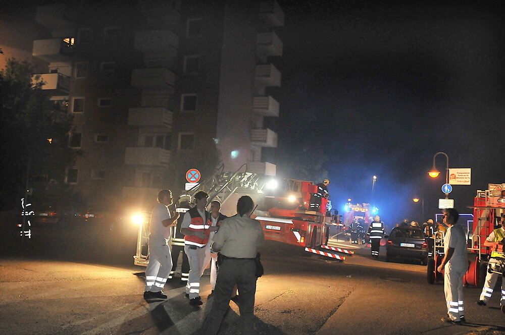 Brandstiftung im Hochhaus auf der Römerschanze