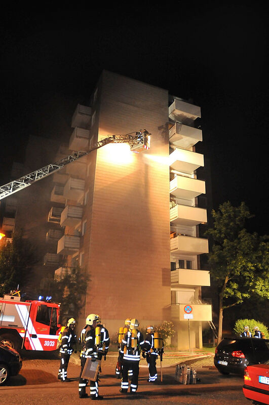 Brandstiftung im Hochhaus auf der Römerschanze