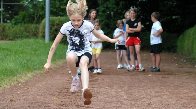 Beim Bronnweiler Sportfest kamen insbesondere die Kleinen ganz groß raus - unter anderem bei der gut angenommenen Kinderolympiad