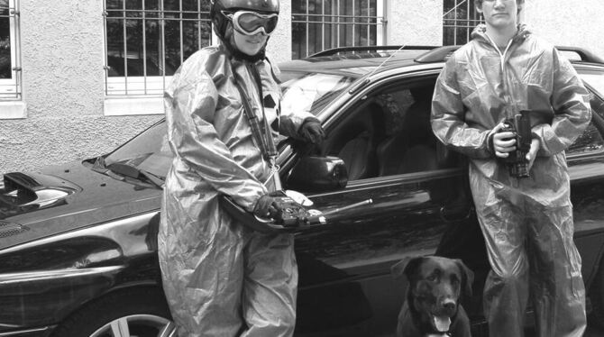 Maria Eiche als Doc (1985) und Frederik Bott, rechts, als Marty. FOTO: PR