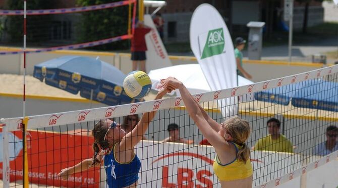 Beachvolleyball auf dem Bruderhausgelände 2010