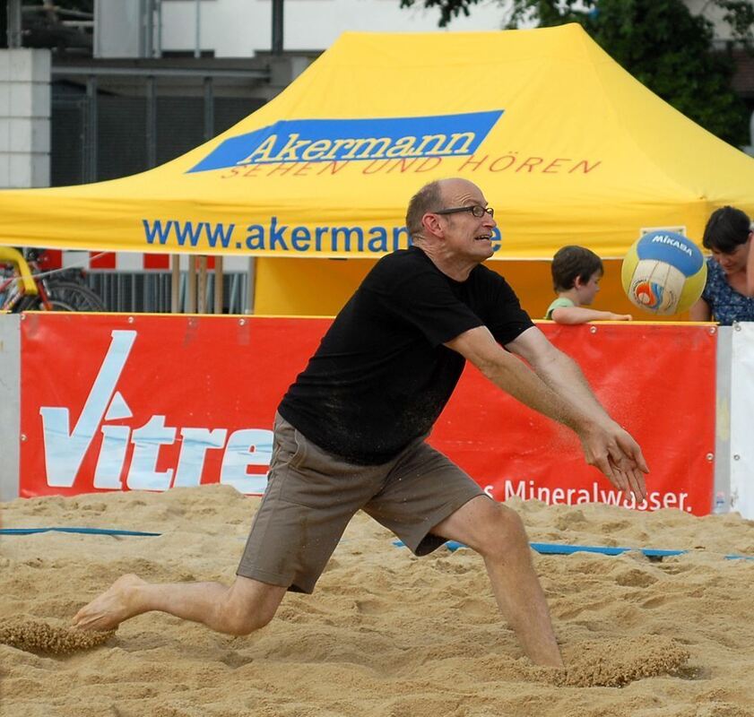 Beachvolleyball auf dem Bruderhausgelände 2010