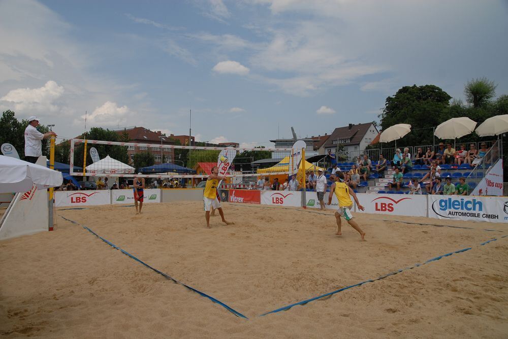 Beachvolleyball auf dem Bruderhausgelände 2010