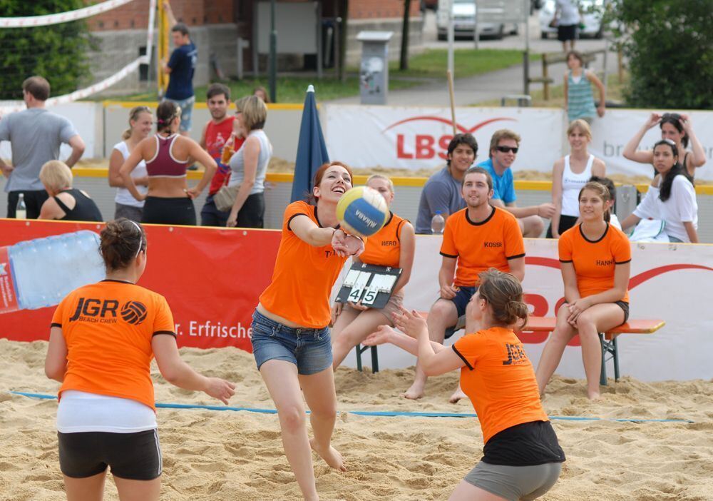 Beachvolleyball auf dem Bruderhausgelände 2010