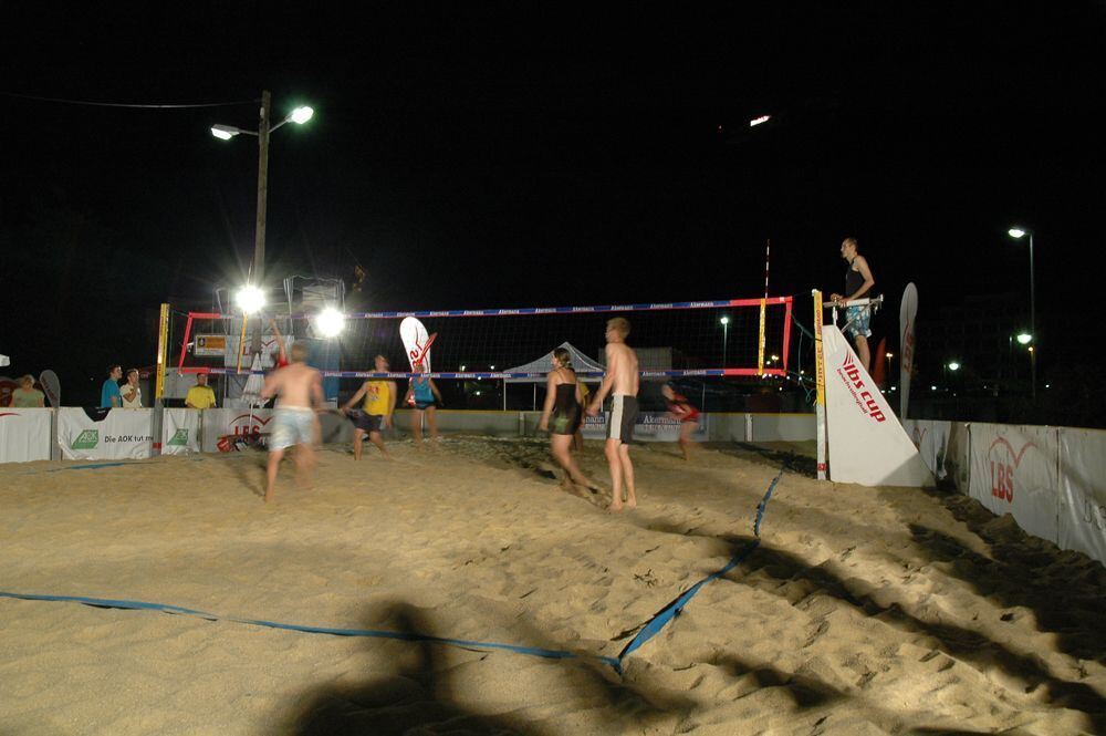 Beachvolleyball auf dem Bruderhausgelände 2010