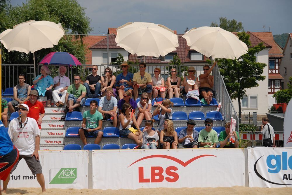 Beachvolleyball auf dem Bruderhausgelände 2010