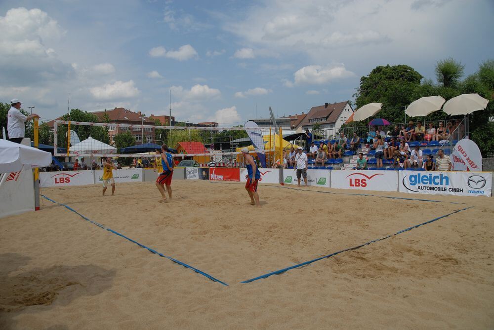 Beachvolleyball auf dem Bruderhausgelände 2010