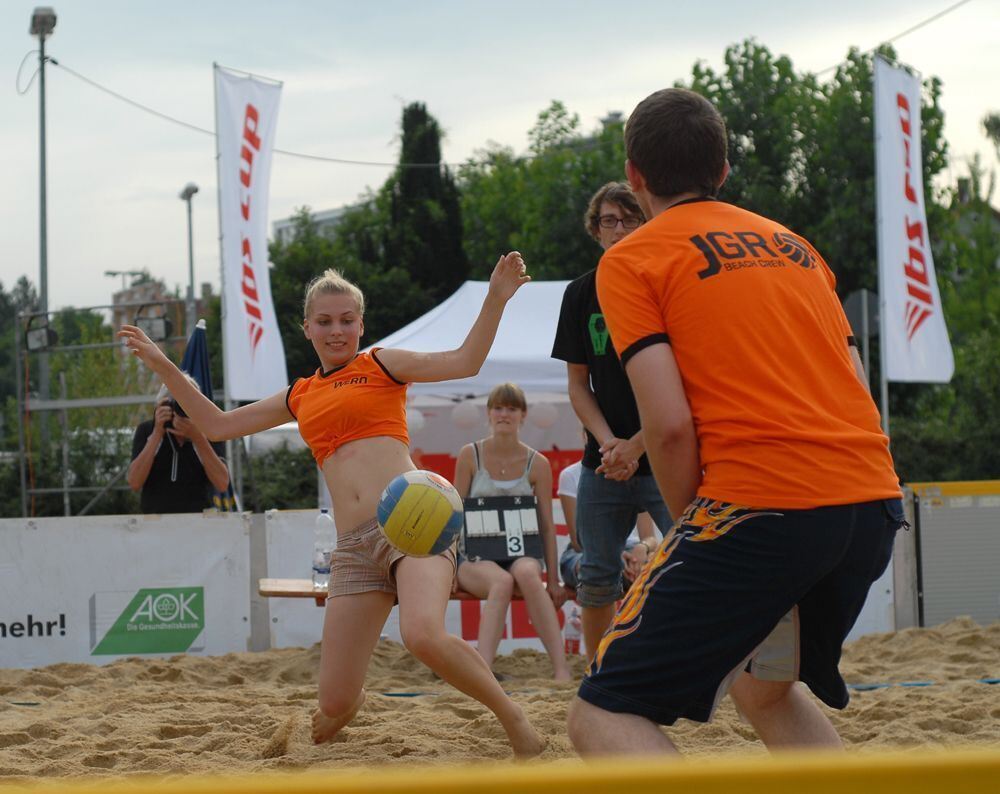 Beachvolleyball auf dem Bruderhausgelände 2010