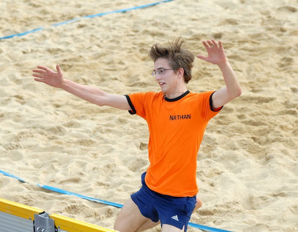 Beachvolleyball auf dem Bruderhausgelände 2010