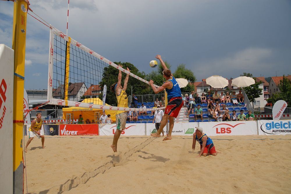 Beachvolleyball auf dem Bruderhausgelände 2010