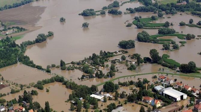 Land unter bei Ostritz.