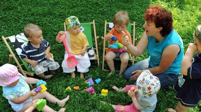 Kinderbetreuung ist für die Kommunen ein kostspieliges Thema. FOTO: DPA