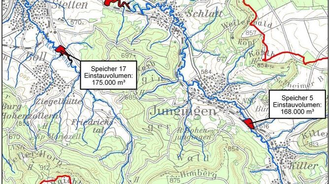 Im Killertal sind fünf Speicher im Einzugsbereich der Starzel geplant.  FOTO: GEA-ARCHIV/ PR