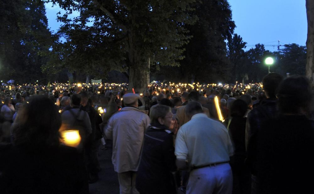 Stuttgart 21 Proteste im August 2010