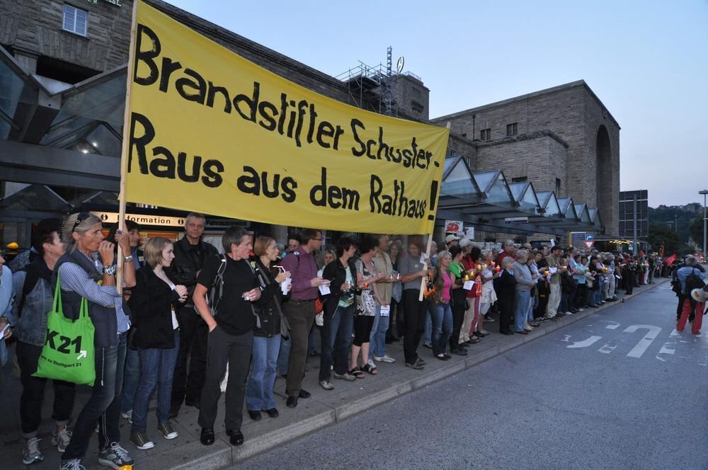 Stuttgart 21 Proteste im August 2010