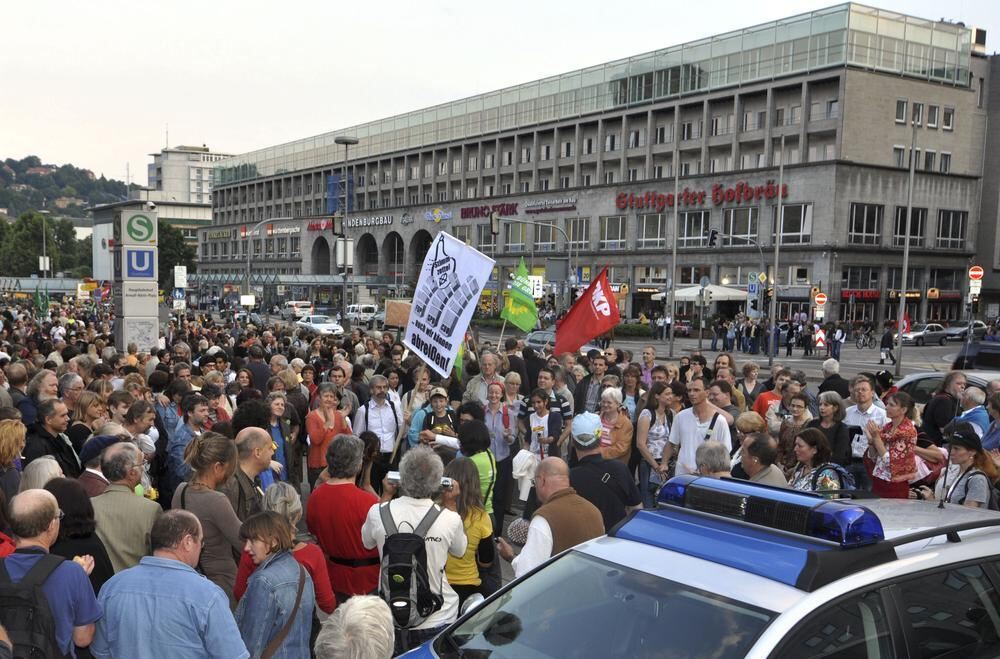 Stuttgart 21 Proteste im August 2010