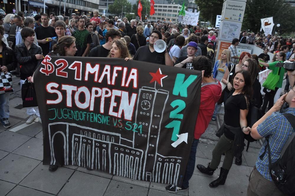 Stuttgart 21 Proteste im August 2010