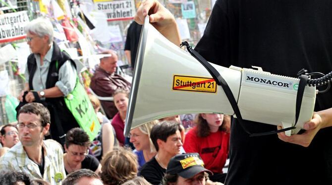 Stuttgart 21 Proteste im August 2010