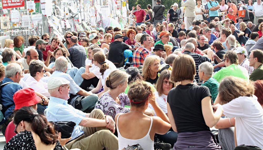 Stuttgart 21 Proteste im August 2010