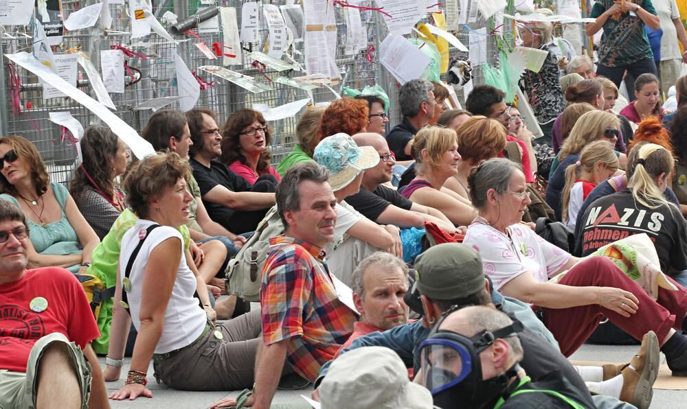 Stuttgart 21 Proteste im August 2010