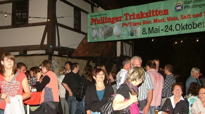 Gelungenes Weinfest am Wochenende. Die Pfullinger Trinksitten - historisch und aktuell: In diesem Jahr passt selbst das Motto im