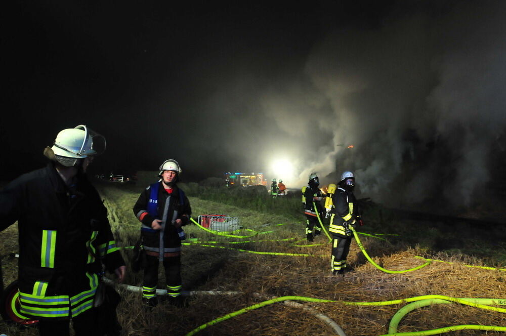 Großbrand bei Rottenburg August 2010