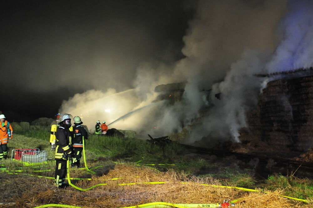 Großbrand bei Rottenburg August 2010